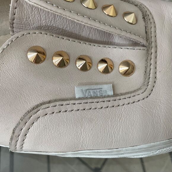 Vans OTW Shoes Women's size 9.5 Gore Gold tone Studded Slip-on Sneakers - Picture 6 of 12